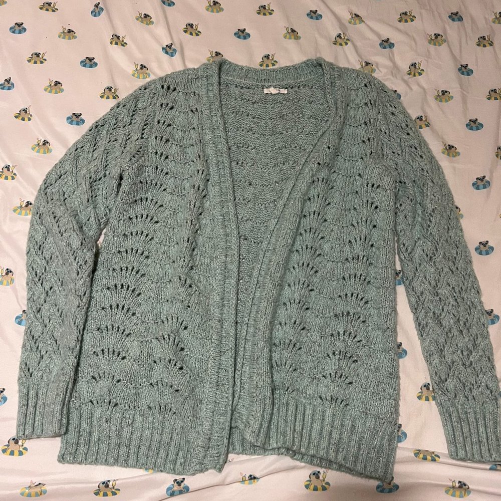 Maurice's Mint Cardigan Sweater - Women's L